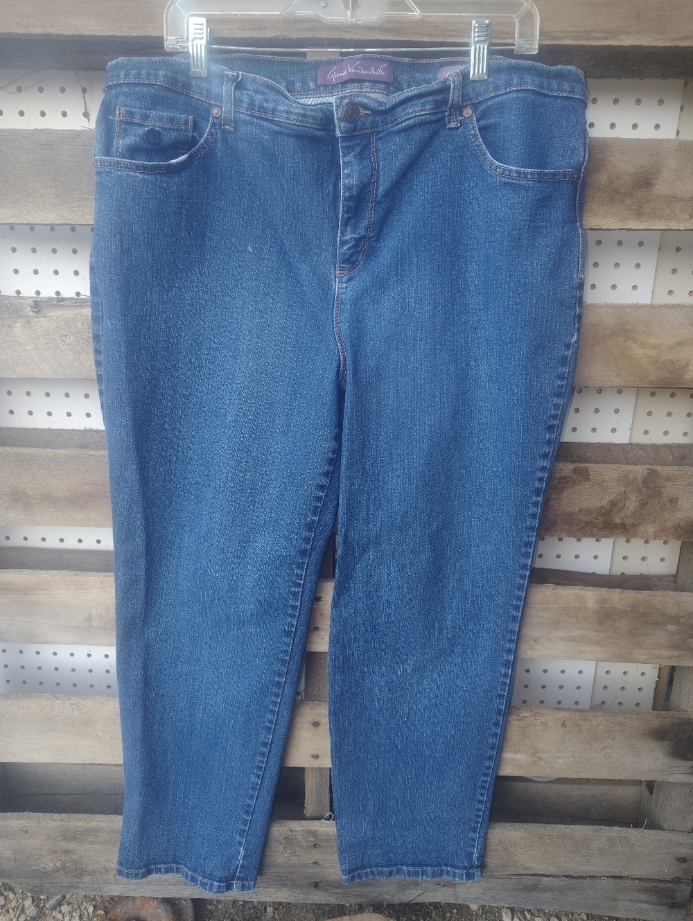Gloria Vanderbilt Classic Blue Denim Jeans